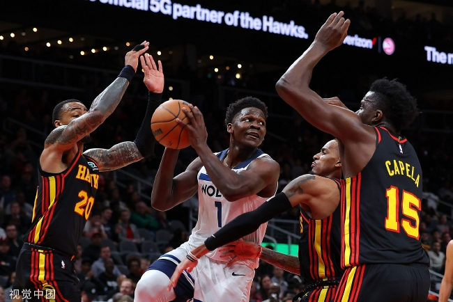  爱德华兹狂飙四十一分，森林狼主场大胜爵士展锋芒  